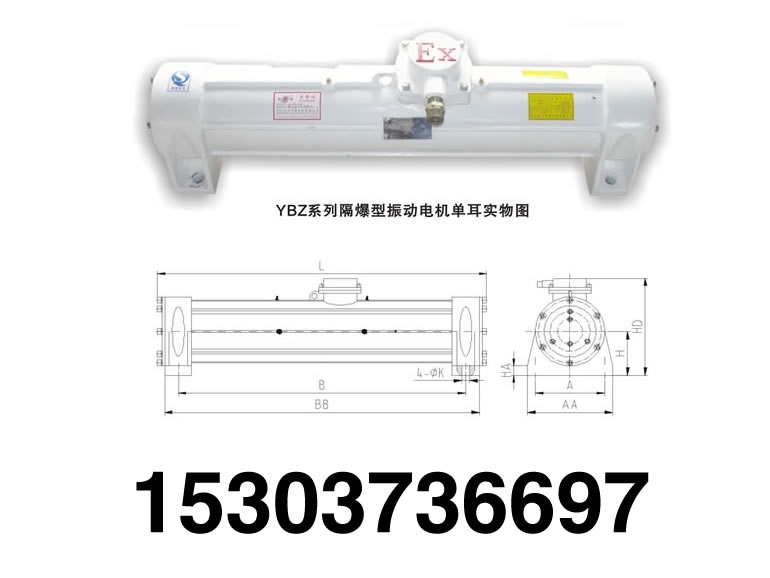 YBZ雙耳防爆振動電機